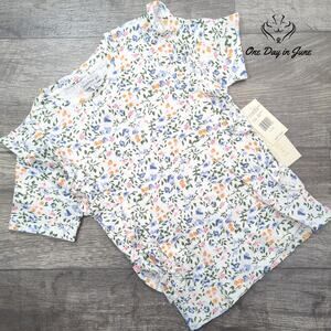 Madden Girl Ruffle Short Sleeve Top Size L